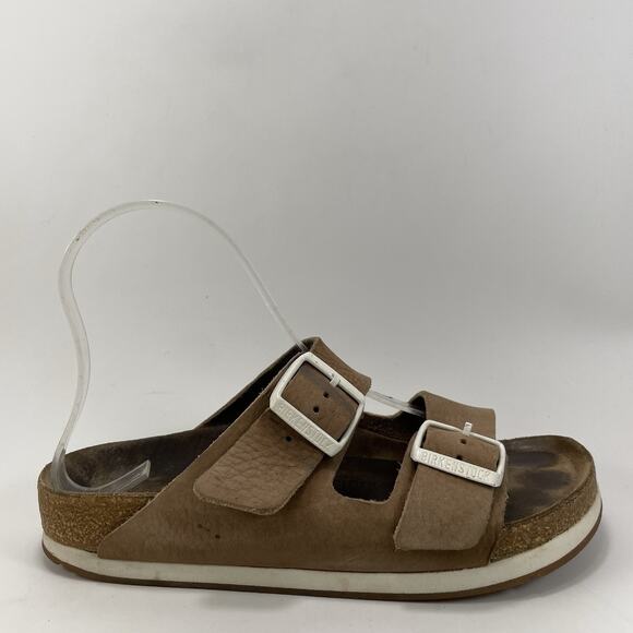 Birkenstock Arizona Super Grip Sandals Womens Size 37, US 6-6.5 Leather Soft FB - Picture 1 of 9